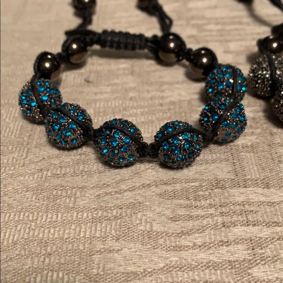 Rhinestone Beaded Bracelets - Picture 2 of 4